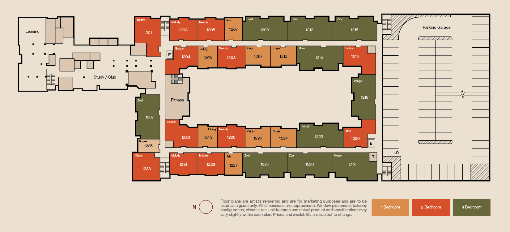 Charme Eagle Floor Plates 10102025 Floor 2