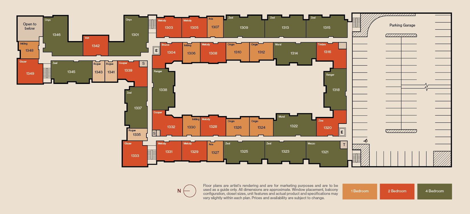 Charme Eagle Floor Plates 10102025 Floor 3